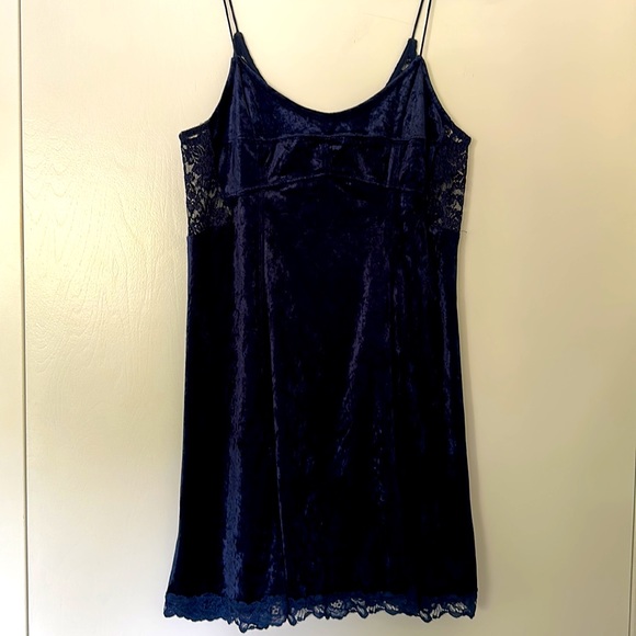 Free People Velvet Mini Dress - Picture 2 of 5